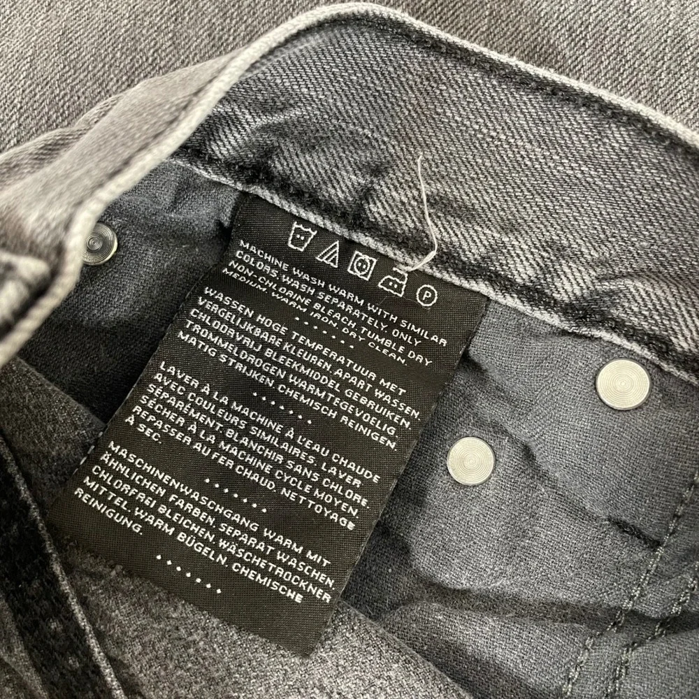 Harley Davidson Jeans Mens 36 x 31 Straight Faded Y2K Biker Moto (Tag 36x34)